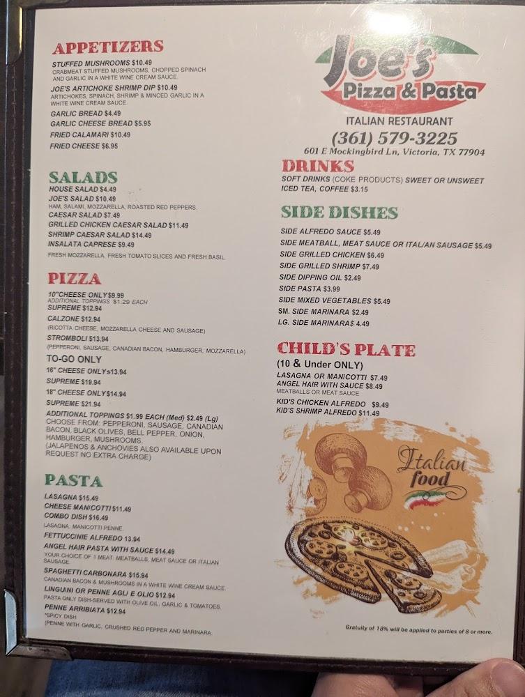 Rocco's Italian Bistro Menu image 1